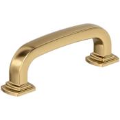 Amerock Surpass 3 Inch Center to Center Handle Cabinet Pull - Pack of 25 Champagne Bronze