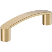 Amerock Rift 3 Inch Center to Center Handle Cabinet Pull Champagne Bronze