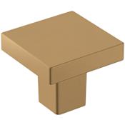 Amerock Monument 1-3/16 Inch Square Cabinet Knob - Pack of 10 Champagne Bronze