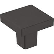 Amerock Monument 1-3/16 Inch Square Cabinet Knob Matte Black