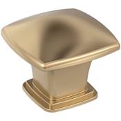 Amerock Garfield 1-3/16 Inch Square Cabinet Knob - Pack of 25 Champagne Bronze