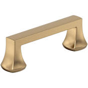 Amerock Hybridize 3 Inch Center to Center Handle Cabinet Pull - Pack of 10 Champagne Bronze
