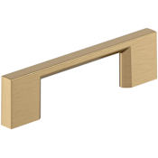 Amerock Cityscape 3 Inch Center to Center Handle Cabinet Pull - Pack of 10 Champagne Bronze