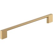 Amerock Cityscape 7-9/16 Inch Center to Center Handle Cabinet Pull - Pack of 10 Champagne Bronze