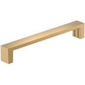 Amerock Augment 6-5/16 Inch Center to Center Handle Cabinet Pull - Pack of 25 Champagne Bronze