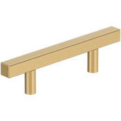 Amerock Square 3 Inch Center to Center Bar Cabinet Pull Champagne Bronze