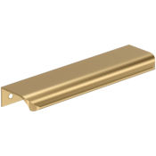 Amerock Streamline Tab 5-3/16 Inch Center to Center Finger Cabinet Pull Champagne Bronze