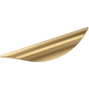 Amerock Current 3-3/4 Inch Center to Center Finger Cabinet Pull Champagne Bronze