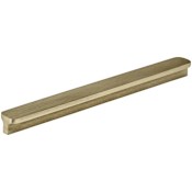 Amerock Hampden 12-5/8 Inch Center to Center Rectangular Cabinet Pull Antique Brushed Matte Brass