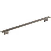 Amerock Hearst 12-5/8 Inch Center to Center Bar Cabinet Pull Black Brushed Nickel