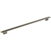 Amerock Hearst 16-3/8 Inch Center to Center Bar Cabinet Pull Black Brushed Nickel