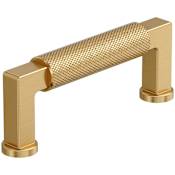 Amerock Balata 3 Inch Center to Center Knurled Handle Cabinet Pull Champagne Bronze