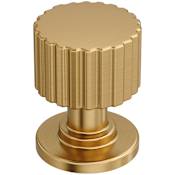 Amerock Ballard 1 Inch Fluted Mushroom Cabinet Knob Champagne Bronze