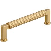 Amerock Ballard 5-1/16 Inch Center to Center Fluted Handle Cabinet Pull Champagne Bronze