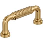 Amerock Collet 3 Inch Center to Center Knurled Handle Cabinet Pull Champagne Bronze