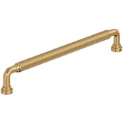 Amerock Collet 8-13/16 Inch Center to Center Knurled Handle Cabinet Pull Champagne Bronze