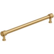 Amerock Faraday 10-1/16 Inch Center to Center Knurled Bar Cabinet Pull Champagne Bronze