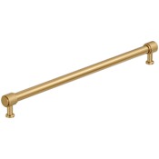 Amerock Faraday 12-5/8 Inch Center to Center Knurled Bar Cabinet Pull Champagne Bronze