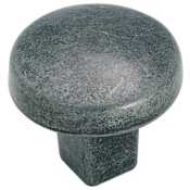 Amerock Forgings 1-1/4 Inch Mushroom Cabinet Knob Wrought Iron