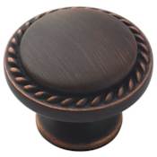 Amerock Everyday Heritage 1-3/16 Inch Mushroom Cabinet Knob Oil Rubbed Bronze