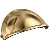 Amerock 3 Inch Center to Center Cup Cabinet Pull - Pack of 25 Champagne Bronze