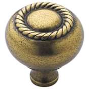 Amerock Everyday Heritage 1-1/4 Inch Mushroom Cabinet Knob Burnished Brass