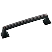 Amerock Mulholland 5 Inch (128mm) Center to Center Handle Cabinet Pull - 10 Pack Oil Rubbed Bronze
