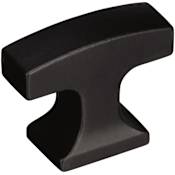 Amerock Westerly 1-5/16 Inch Bar Cabinet Knob Black Bronze