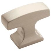 Amerock Westerly 1-5/16 Inch Bar Cabinet Knob Satin Nickel