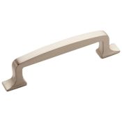Amerock Westerly 3-3/4 Inch Center to Center Handle Cabinet Pull Satin Nickel