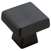 Amerock Blackrock 1-1/2 Inch Square Cabinet Knob Black Bronze