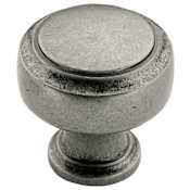 Amerock Highland Ridge 1-3/16 Inch Mushroom Cabinet Knob Antique Pewter