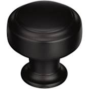 Amerock Highland Ridge 1-3/16 Inch Mushroom Cabinet Knob Black Bronze