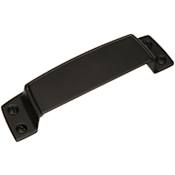 Amerock Highland Ridge 3-1/2 Inch Center to Center Cup Cabinet Pull Black Bronze