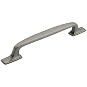 Amerock Highland Ridge 6-5/16 Inch Center to Center Handle Cabinet Pull - 10 Pack Antique Pewter