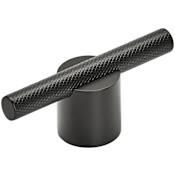 Amerock Transcendent 3/8 Inch Bar Cabinet Knob Matte Black