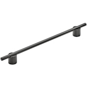 Amerock Transcendent 10-1/16 Inch Center to Center Bar Cabinet Pull Matte Black