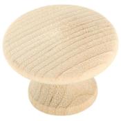 Amerock Everyday Heritage 1-1/4 Inch Mushroom Cabinet Knob Unfinished