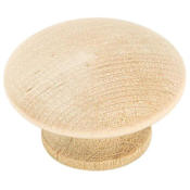Amerock Everyday Heritage 1-1/2 Inch Mushroom Cabinet Knob Unfinished