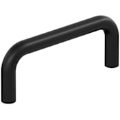 Amerock Wire Pulls 3 Inch Center to Center Handle Cabinet Pull - Pack of 10 Matte Black