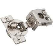 Amerock 1-1/4" (32mm) Overlay Face Frame Self Close Concealed Cabinet Hinge - 1 Pair Nickel