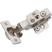 Amerock Half Overlay Frameless Soft Close Euro Concealed Cabinet Hinge - 1 Pair Nickel