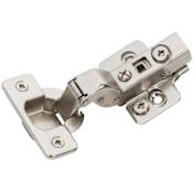Amerock Full Inset Frameless Soft Close Euro Concealed Cabinet Hinge - 1 Pair Nickel