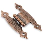 Amerock Pair of 3/8" Offset Non Self-Closing "H" Hinges - 30 Pack Antique Copper