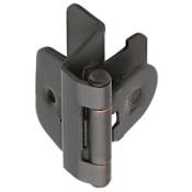 Amerock Pair of 1/4" Overlay Double Demountable Hinges - 30 Pack Oil Rubbed Bronze