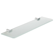 Anzzi Essence 19-2/3" Wall Mounted Glass Shelf Polished Chrome