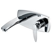 Anzzi Voce Wall Mounted 1.2 GPM Bathroom Faucet Polished Chrome