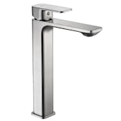 Anzzi Vibra 1.2 GPM Single Hole Bathroom Faucet - Includes Ceramic Disc Valve Brushed Nickel