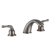 Anzzi Princess 1.2 GPM Widespread Double Handle Bathroom Faucet Brushed Nickel