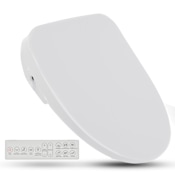Anzzi Envo Elongated Soft Close Bidet Seat White